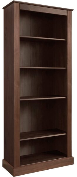 Rjav regal iz masivnega bora 181x31 cm Mille – Støraa