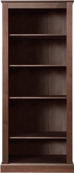 Rjav regal iz masivnega bora 181x31 cm Mille – Støraa