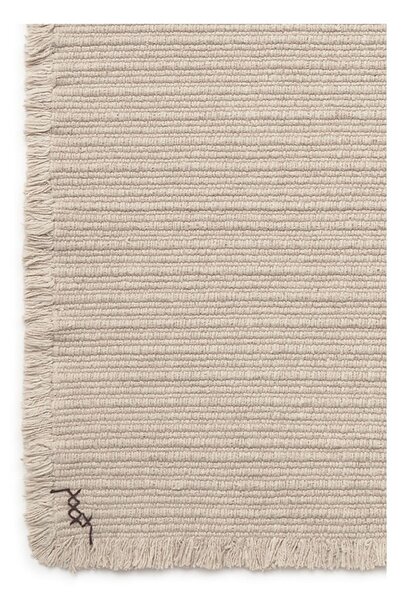 Kremno bela ročno tkana bombažna preproga 140x200 cm Handloom – Lorena Canals