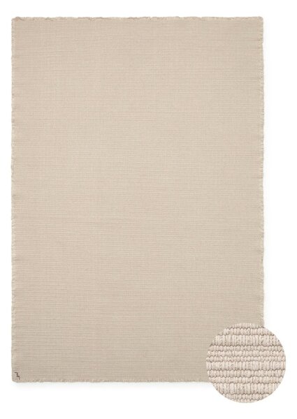 Kremno bela ročno tkana bombažna preproga 140x200 cm Handloom – Lorena Canals