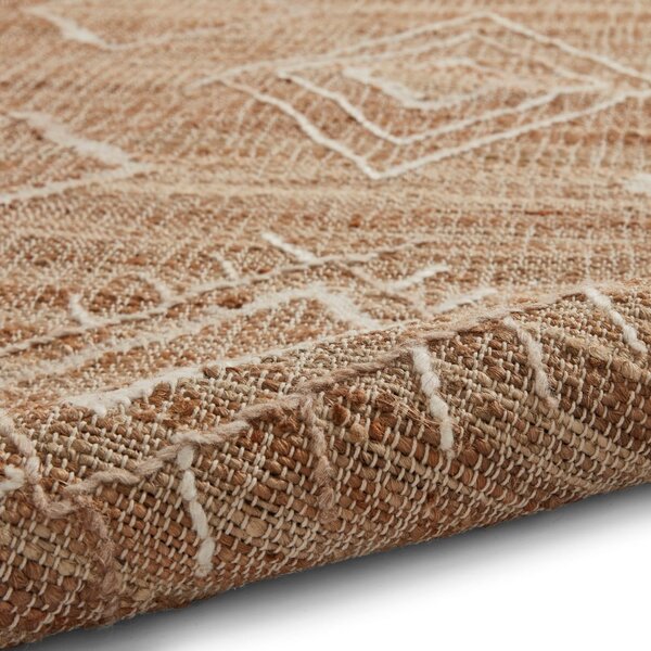 Preproga iz jute Think Rugs Bazaar Geo, 120 x 170 cm