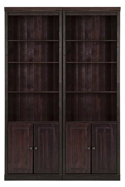 Rjav regal iz masivnega bora 148x223 cm Anita – Støraa