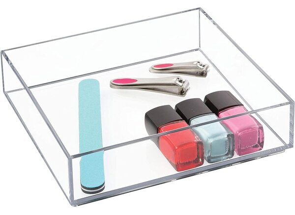 Prozoren organizator iDesign Clarity, 20 x 20 cm