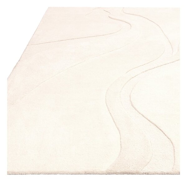 Bela volnena preproga 120x170 cm Olsen – Asiatic Carpets