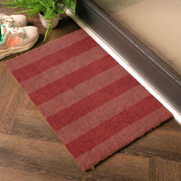 Predpražnik iz kokosovih vlaken 40x60 cm Pink Stripe – Artsy Doormats