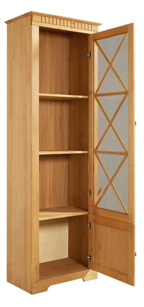 Vitrina iz masivnega bora v naravni barvi 180x35 cm Lisa – Støraa