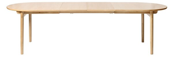 Raztegljiva jedilna miza v hrastovem dekorju 100x190 cm Carno – Unique Furniture