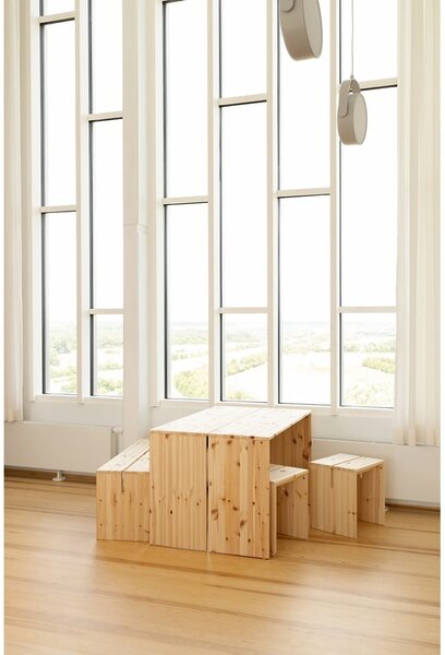 Jedilna miza iz masivnega bora 79x124 cm Join-In – Karup Design