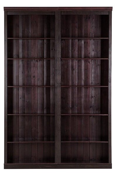 Rjav regal iz masivnega bora 148x223 cm Anita – Støraa