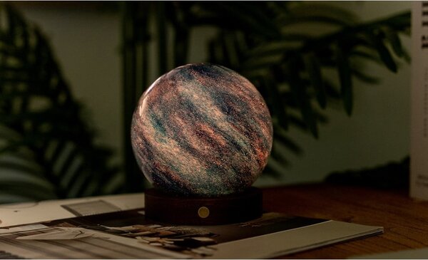 Svetlobna dekoracija na USB v temni naravni barvi ø 12 cm Galaxy Breeze – Gingko