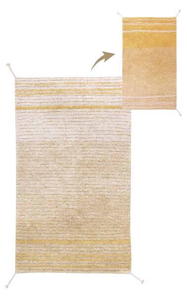 Oker rumena bombažna preproga 80x140 cm Twin Amber – Lorena Canals