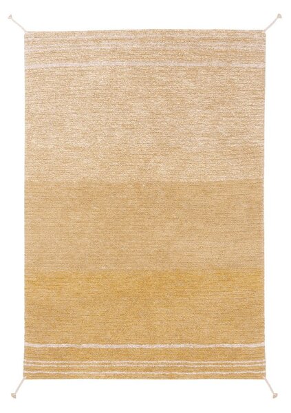 Oker rumena bombažna preproga 80x140 cm Twin Amber – Lorena Canals