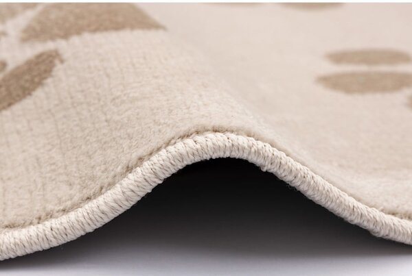 Bež otroška preproga ø133 cm Paws Light Beige – FD