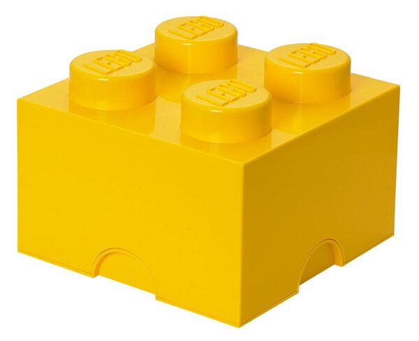 Rumena škatla za shranjevanje kvadratnih LEGO®