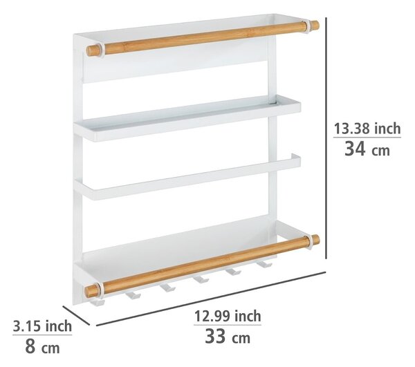 Beli stenski kuhinjski organizator Wenko Magna