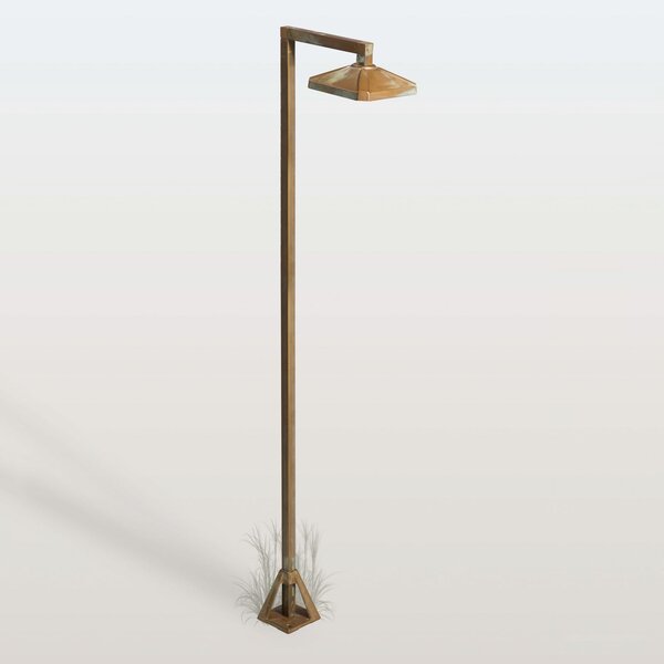 Moretti Luce LED-potna svetilka Aura Frame, 100 x 19,5 cm, starinsko medenina, Bronasta / starinska medenina, Medenina, Podeželska hiša / Rustikalna
