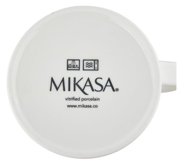 Čajnik iz belega porcelana Mikasa Ridget, 1,4 l