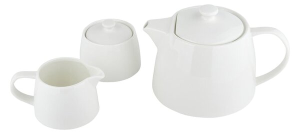 Čajnik iz belega porcelana Mikasa Ridget, 1,4 l