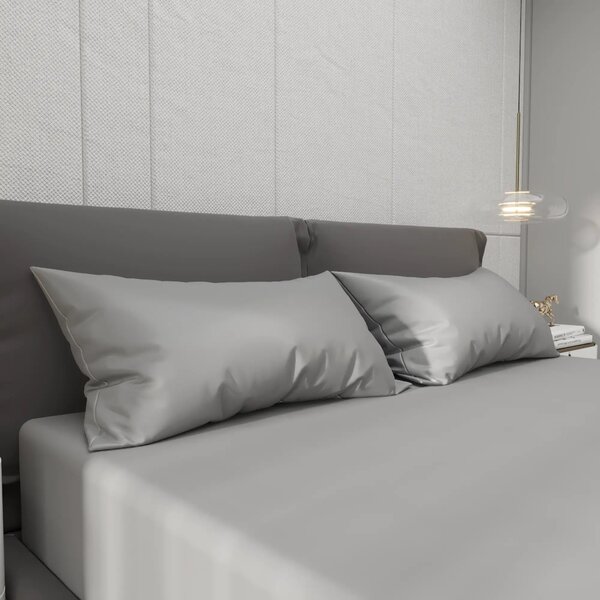 Prevleka za vzglavnik Ergorest Cotton Satin™ 50 x 70 cm – elegantno siva 2x