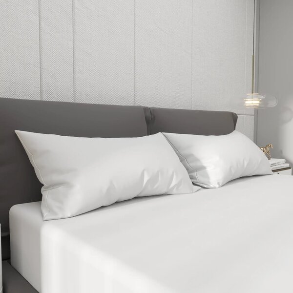 Prevleka za vzglavnik Ergorest Cotton Satin™ 50 x 70 cm – snežno bela 2x