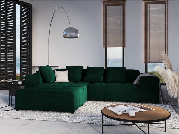 Zelena žametna blazina za modularni kavč Rome Velvet - Cosmopolitan Design