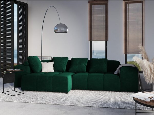 Zelena žametna blazina za modularni kavč Rome Velvet - Cosmopolitan Design