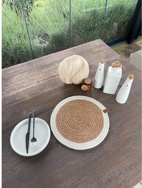 Pogrinjek iz jute ø 33 cm Wicker – Mila Home Luxury