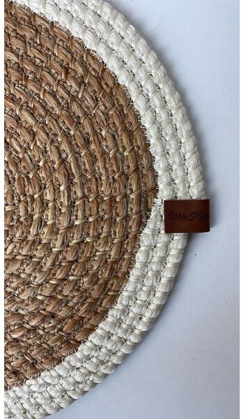 Pogrinjek iz jute ø 33 cm Wicker – Mila Home Luxury