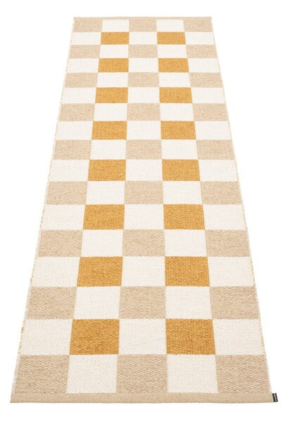 Oker rumen/bež zunanji in notranji tekač 70x240 cm Pix Vanilla Ochre – Pappelina