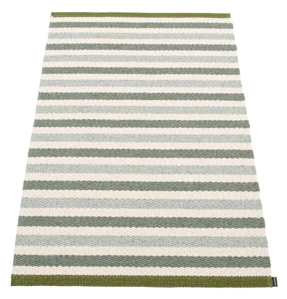 Zelena/kremno bela notranja in zunanja preproga 70x120 cm Teo Sage – Pappelina