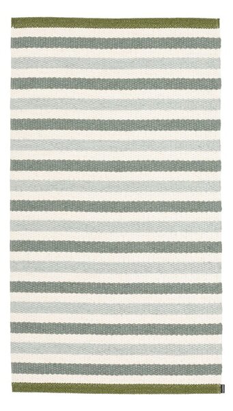 Zelena/kremno bela notranja in zunanja preproga 70x120 cm Teo Sage – Pappelina