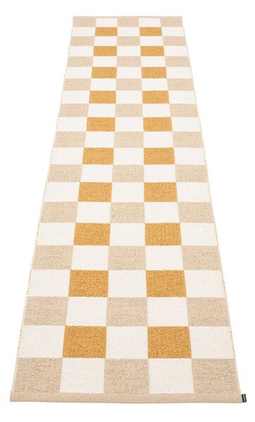 Oker rumen/bež zunanji in notranji tekač 70x300 cm Pix Vanilla Ochre – Pappelina
