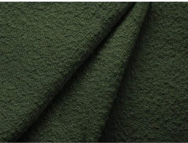 Zelena sedežna garnitura iz tkanine bouclé 208 cm Poppy – Micadoni
