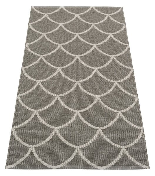 Siv zunanji in notranji tekač 70x150 cm Kotte Charcoal – Pappelina