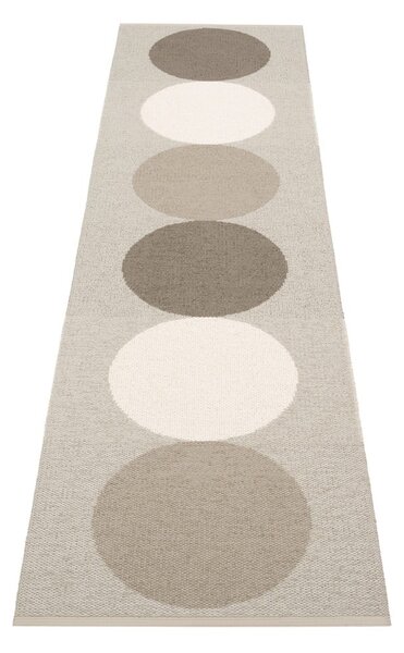 Siv/kremno bel zunanji in notranji tekač 70x280 cm Otto Clay – Pappelina