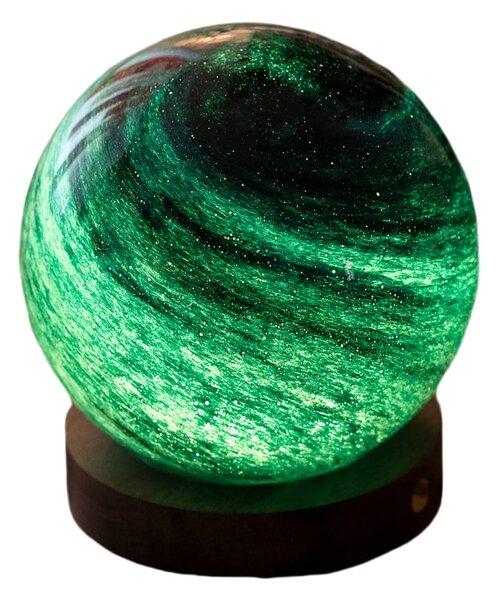 Temno rjava/v temni naravni barvi svetlobna dekoracija na USB ø 12 cm Stellar Ocean – Gingko