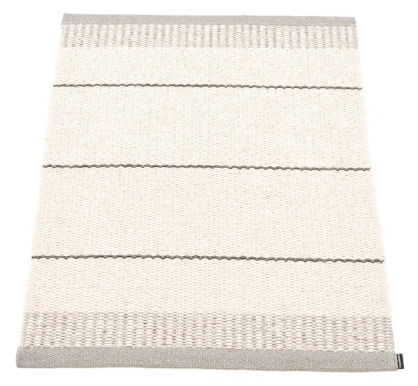 Svetlo siva/kremno bela notranja in zunanja preproga 60x85 cm Belle Warm Grey – Pappelina