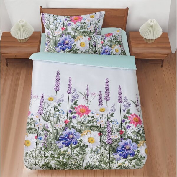 Enojna 3-delna posteljnina 140x200 cm Summer Meadow – My House