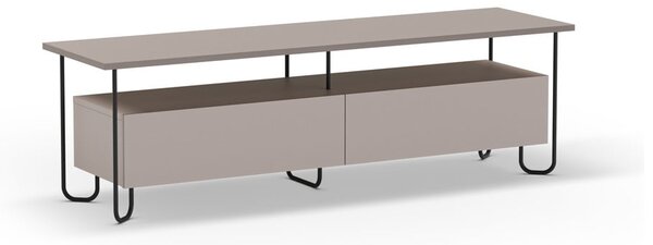 Siva/bež TV omarica 150x45 cm Dilly – Marckeric