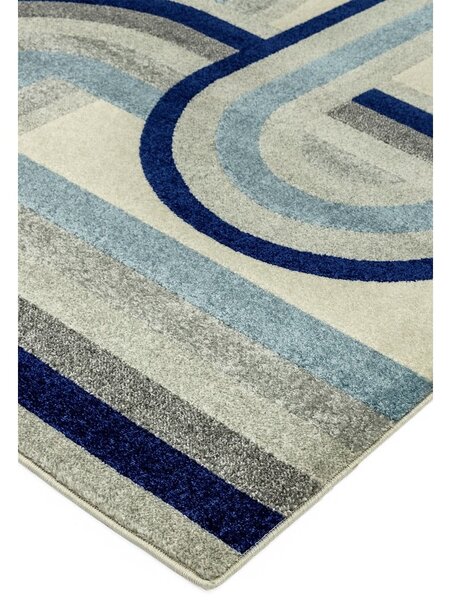 Prašno modra preproga 120x170 cm Nova Retro Blue – Asiatic Carpets