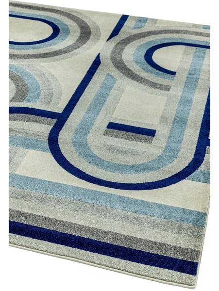 Prašno modra preproga 120x170 cm Nova Retro Blue – Asiatic Carpets