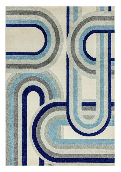 Prašno modra preproga 120x170 cm Nova Retro Blue – Asiatic Carpets