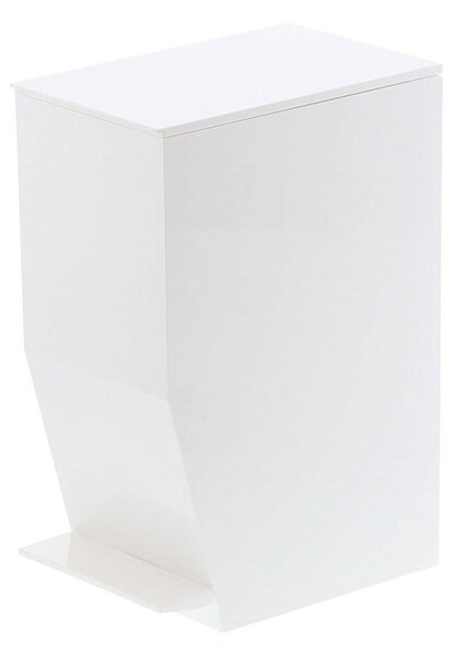 Bel plastičen koš za smeti s pedalom 3,9 l Tower – YAMAZAKI