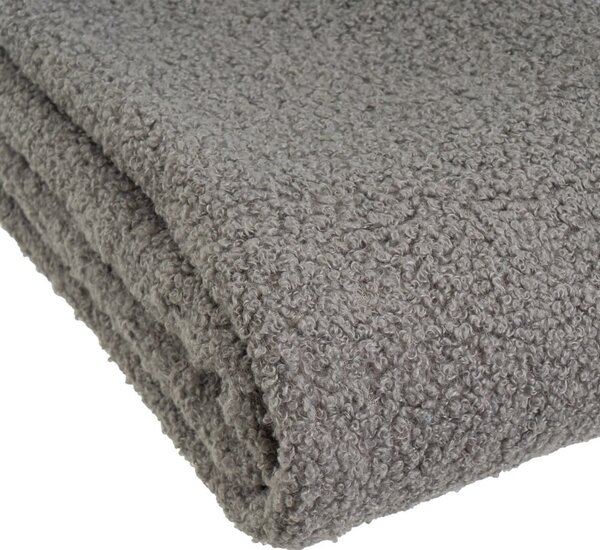 Siva odeja iz sherpa flisa 130x160 cm Sherpa Bouclé – Casa Selección