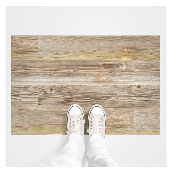 Talna nalepka 90x60 cm Wooden Floor - Ambiance