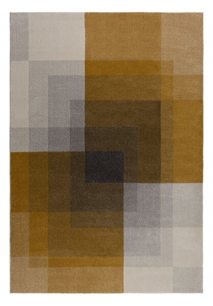 Siva in rumena preproga Flair Rugs Plaza, 160 x 230 cm