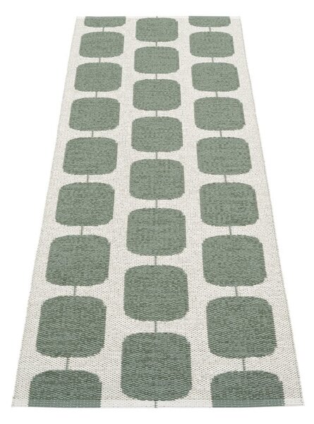 Zelen/kremno bel zunanji in notranji tekač 70x200 cm Sten Army – Pappelina