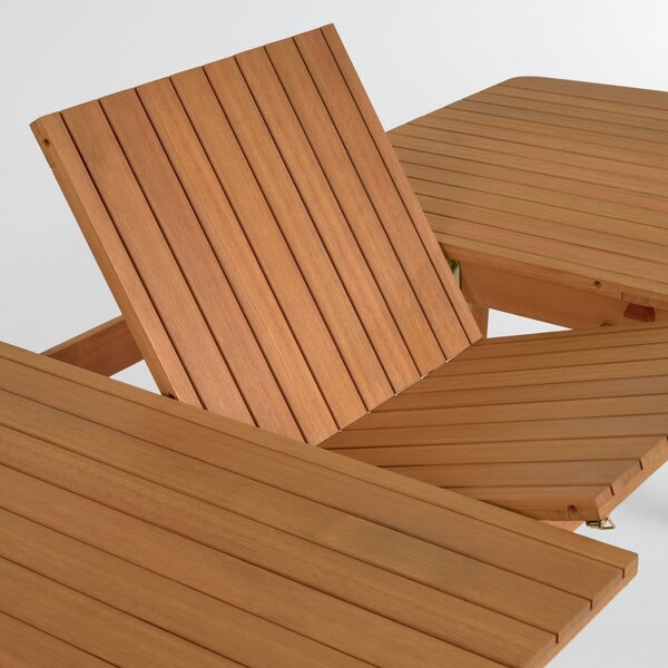 Vrtna miza iz masivnega lesa 100x240 cm Hanzel – Kave Home