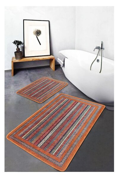 Žametne kopalniške preproge v kompletu 2 ks 60x100 cm – Mila Home