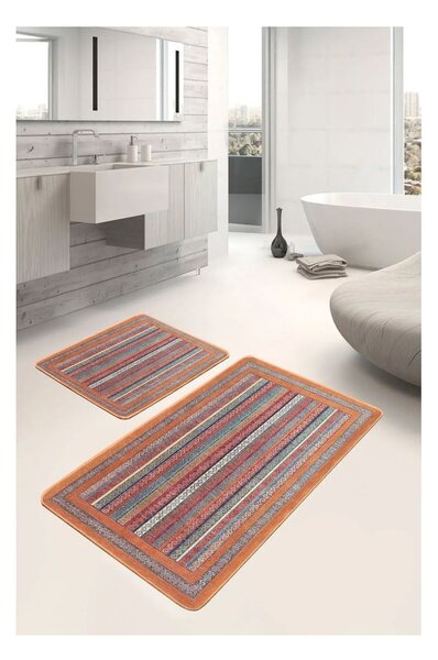 Žametne kopalniške preproge v kompletu 2 ks 60x100 cm – Mila Home